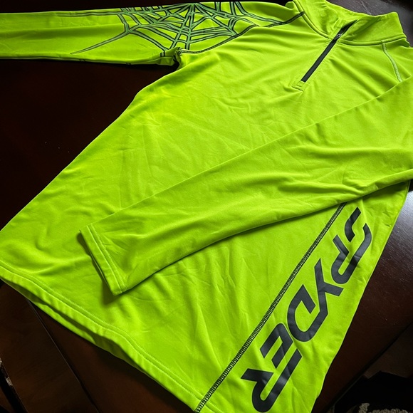 Long Sleeve Spyder T-Neck Quarter Zip - Picture 3 of 5